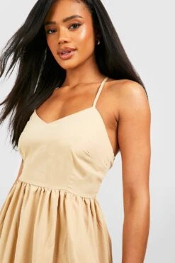 Maxikleid Mit V-Ausschnitt -Stil Formen Verkäufe gzz42672 cream xl 3