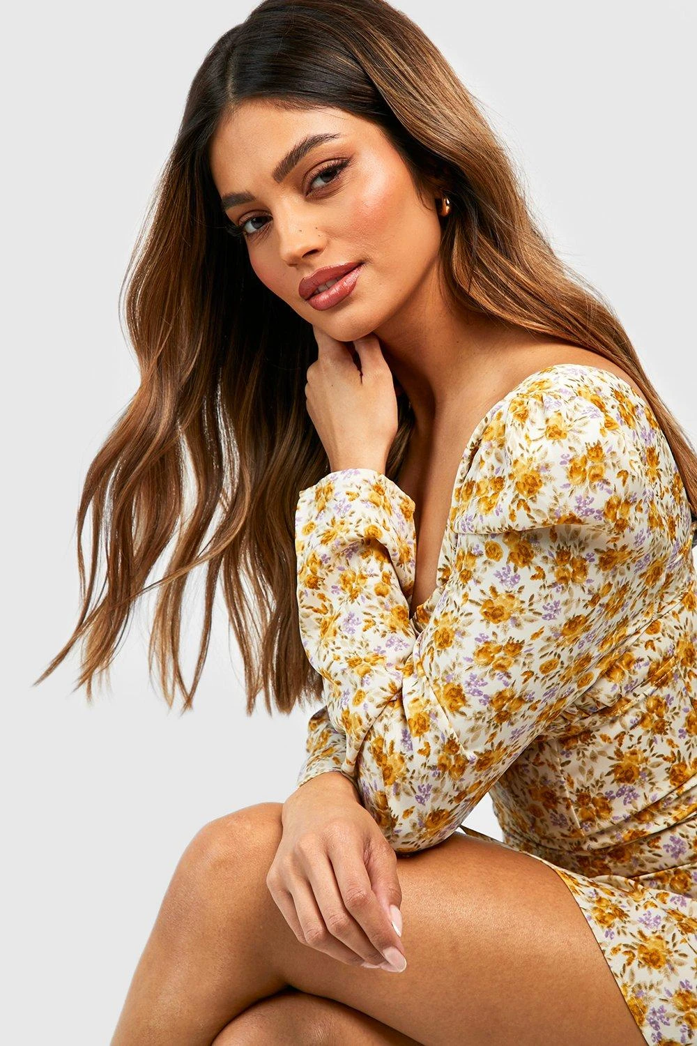 Skaterkleid Mit Floralem Print 6 Skaterkleid Mit Floralem Print – Bild 4