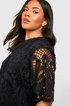 Plus Premium Häkelkleid 9 Plus Premium Häkelkleid -Stil Formen Verkäufe gzz44255 black xl 3