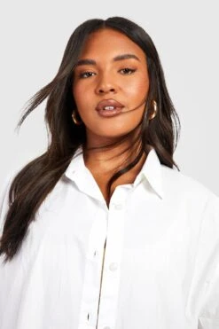 Plus Baumwoll Strandhemd -Stil Formen Verkäufe gzz46244 white xl 3