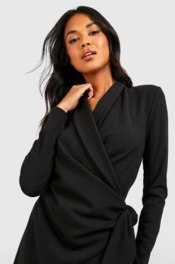 Blazerkleid Mit Wickel-Detail -Stil Formen Verkäufe gzz46690 black xl 3