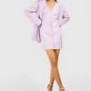 Neckholder-Minikleid Mit Knopfleiste -Stil Formen Verkäufe gzz47093 lilac xl