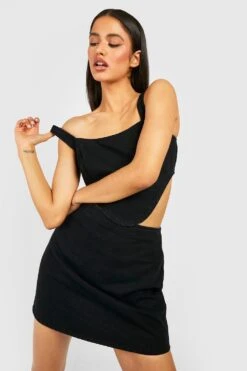 Jeans-Minirock In A-Linie -Stil Formen Verkäufe gzz47701 black xl 3