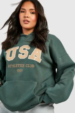 Plus Oversize Hoodie Mit Nyc Applikation 9 Plus Oversize Hoodie Mit Nyc Applikation -Stil Formen Verkäufe gzz47783 khaki xl 3