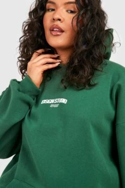 Plus Dsgn Studio Oversized Hoodie -Stil Formen Verkäufe gzz47823 green xl 3