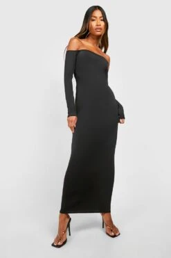 Premium Bandeau-Maxikleid -Stil Formen Verkäufe gzz48541 black xl 2