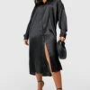 Plus Midi-Hemdkleid Aus Satin 1 Plus Midi-Hemdkleid Aus Satin -Stil Formen Verkäufe gzz48938 black xl