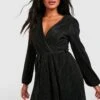 Plissee Skaterkleid Mit Blousonärmeln Und Gürtel -Stil Formen Verkäufe gzz49372 black xl