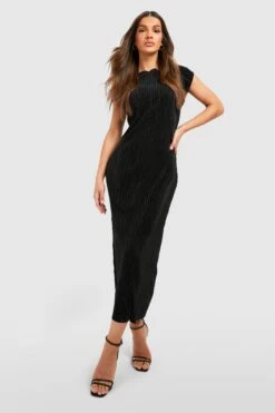 Ärmelloses Plissee T-Shirt-Kleid -Stil Formen Verkäufe gzz49373 black xl 2