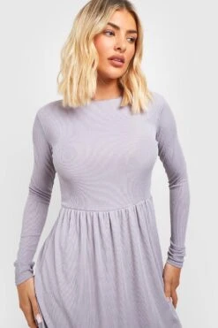 Smokkleid Mit Rüschen -Stil Formen Verkäufe gzz49423 grey20marl xl 3