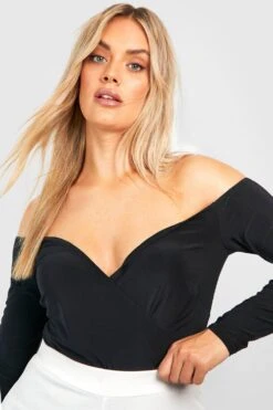 Plus Wickel Bardot-Body