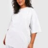 Plus Oversize T-Shirt Mit Dsgn Studio 3D Stickerei -Stil Formen Verkäufe gzz49938 ash20grey xl
