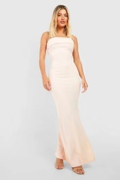 Einärmliges Maxikleid Mit Schlitz -Stil Formen Verkäufe gzz50251 blush xl 2