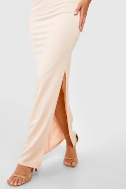 Einärmliges Maxikleid Mit Schlitz -Stil Formen Verkäufe gzz50251 blush xl 3