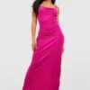 Strukturiertes Maxi-Slipkleid -Stil Formen Verkäufe gzz51232 purple xl