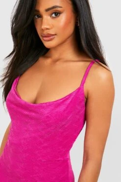 Strukturiertes Maxi-Slipkleid -Stil Formen Verkäufe gzz51232 purple xl 3