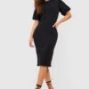 Midikleid Mit Puffärmeln 2 Midikleid Mit Puffärmeln -Stil Formen Verkäufe gzz51277 black xl