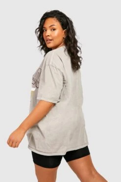 Plus Oversize T-Shirt Mit Colorado-Print -Stil Formen Verkäufe gzz51644 stone xl 1