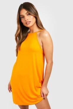 90er Neckholder-Kleid 9 90er Neckholder-Kleid -Stil Formen Verkäufe gzz51800 orange xl 3