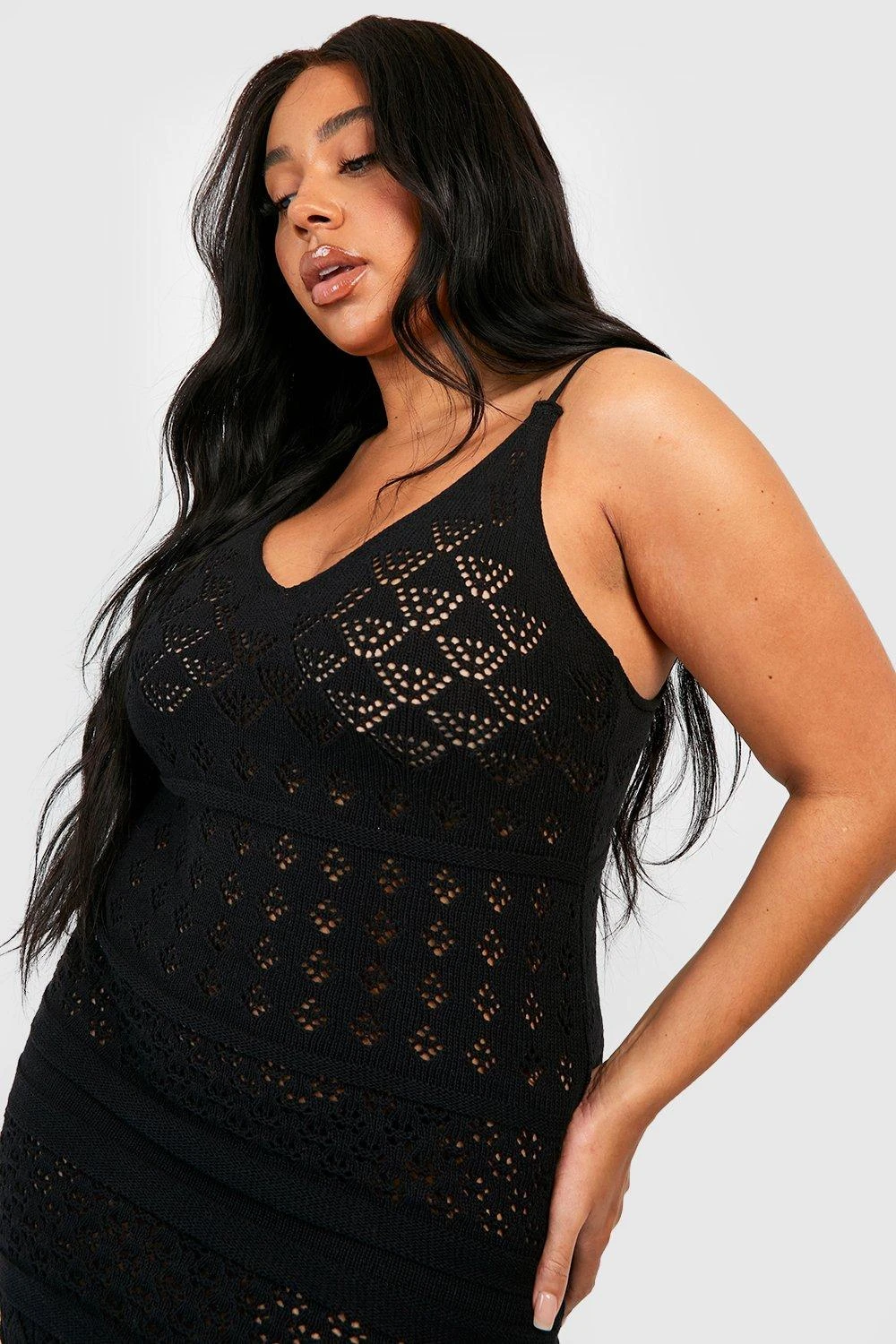 Plus Gehäkeltes Minikleid 6 Plus Gehäkeltes Minikleid – Bild 4