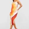 Bandeau-Midikleid Mit Print 2 Bandeau-Midikleid Mit Print -Stil Formen Verkäufe gzz52011 orange xl