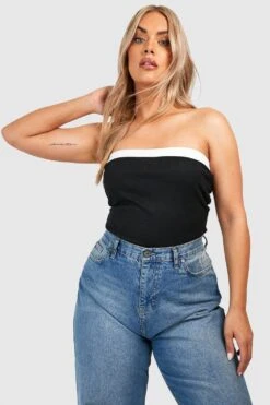 Plus Kontrast Bandeau-Top