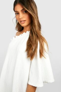 Einärmliges Strukturiertes Kleid 9 Einärmliges Strukturiertes Kleid -Stil Formen Verkäufe gzz52207 ivory xl 3