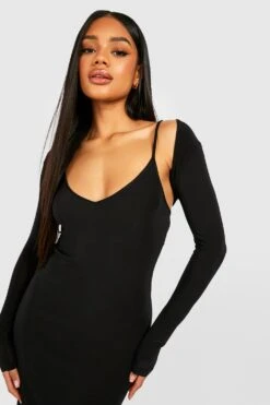 Bolero-Maxikleid -Stil Formen Verkäufe gzz52285 black xl 3