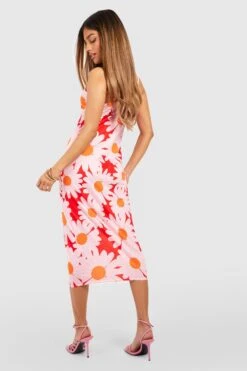 Slipkleid Mit Retro-Blumenprint 7 Slipkleid Mit Retro-Blumenprint -Stil Formen Verkäufe gzz52551 red xl 1