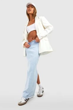 Gebleichter Denim-Maxirock -Stil Formen Verkäufe gzz52677 bleached20blue xl 2