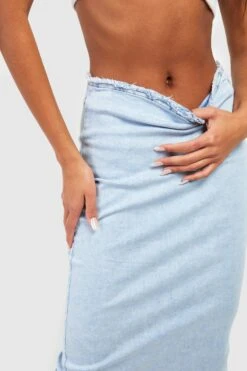 Gebleichter Denim-Maxirock -Stil Formen Verkäufe gzz52677 bleached20blue xl 3