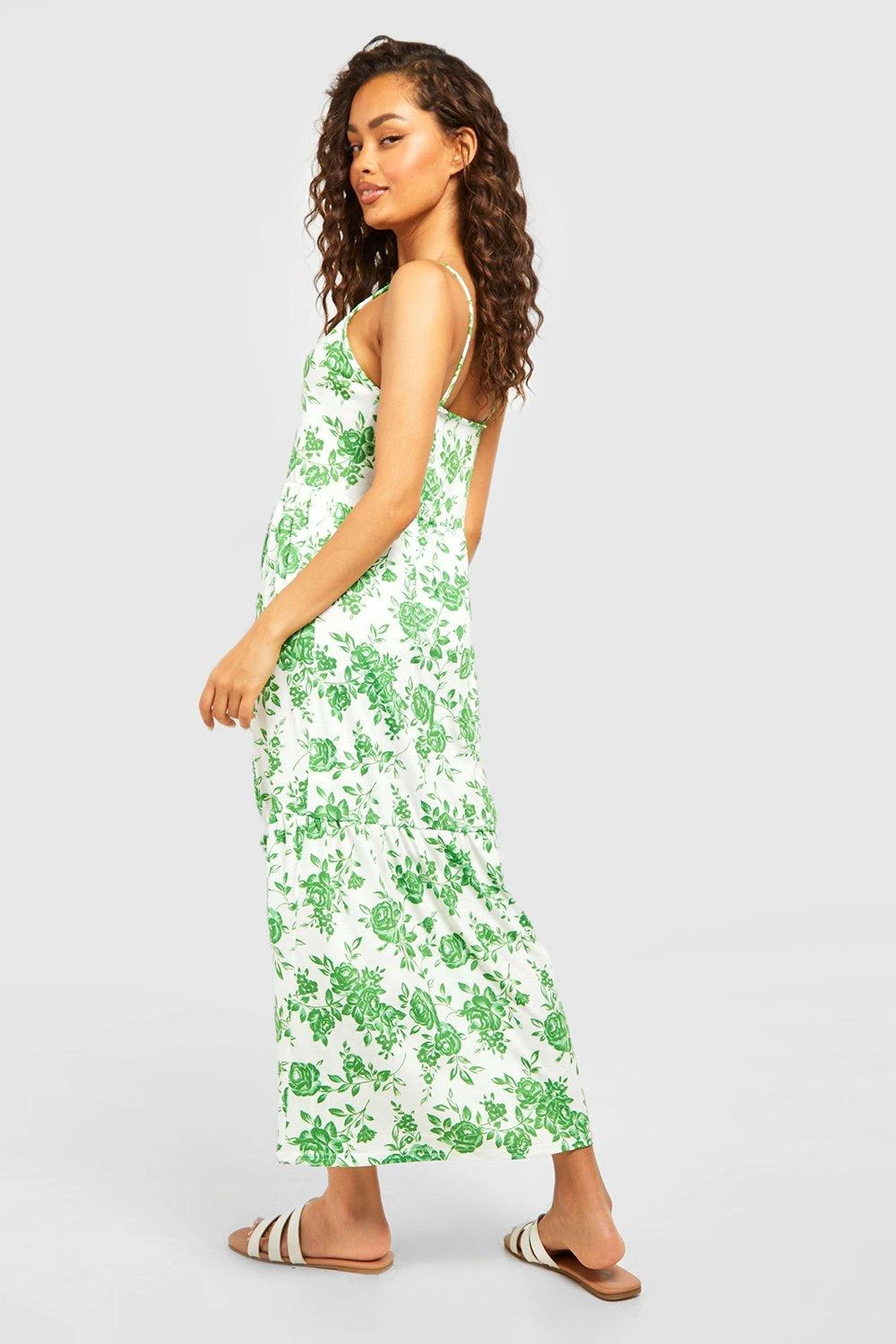 Smok-Midikleid Mit Porzellan-Print 4 Smok-Midikleid Mit Porzellan-Print – Bild 2