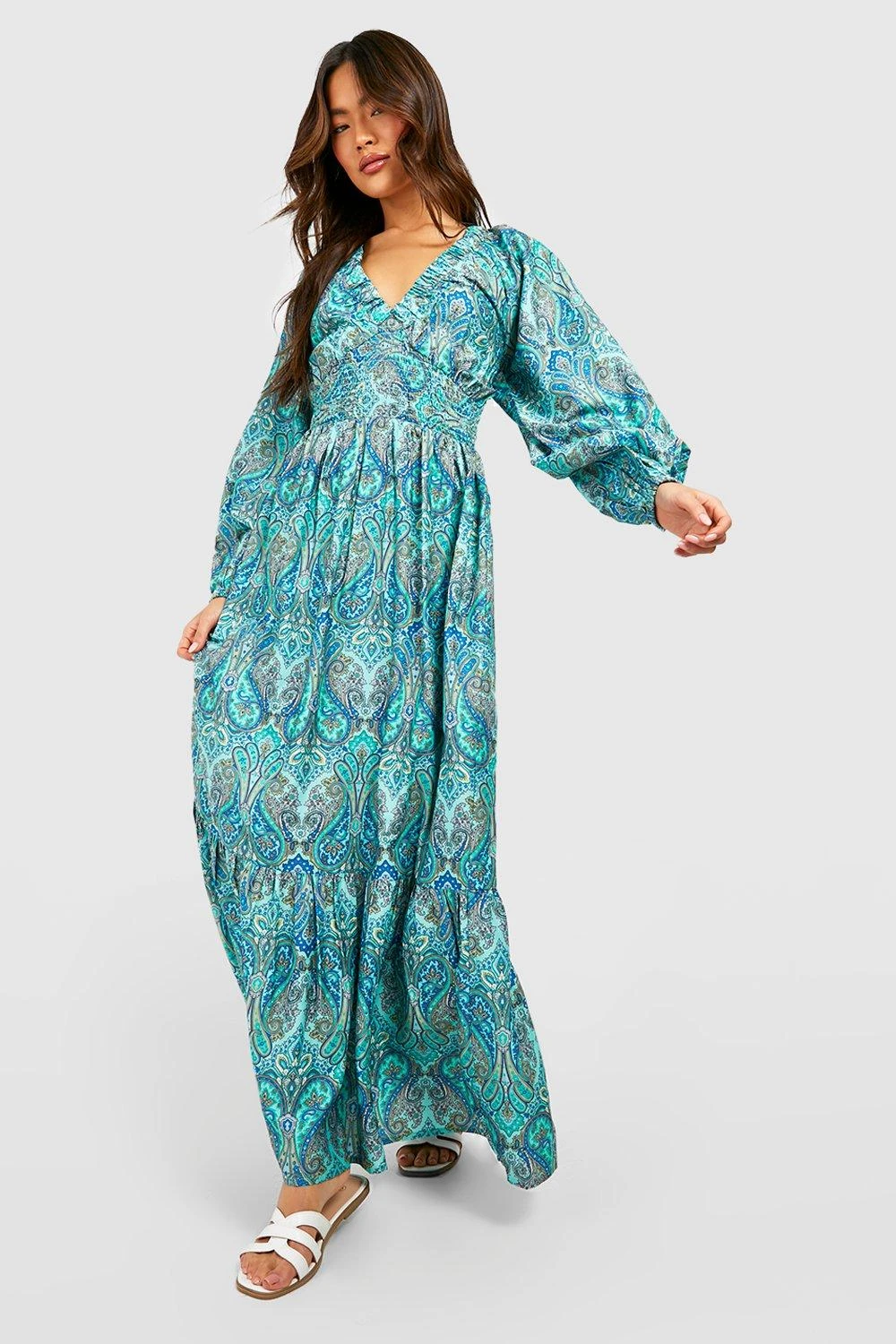 Paisley-Print Maxikleid 3 Paisley-Print Maxikleid