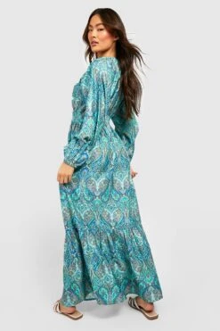 Paisley-Print Maxikleid 7 Paisley-Print Maxikleid -Stil Formen Verkäufe gzz53192 multi xl 1