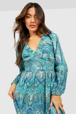 Paisley-Print Maxikleid 9 Paisley-Print Maxikleid -Stil Formen Verkäufe gzz53192 multi xl 3