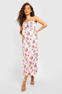 Florales Midikleid 8 Florales Midikleid -Stil Formen Verkäufe gzz53195 pink xl 2