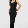 Soft Touch Maxikleid Mit Geradem Ausschnitt -Stil Formen Verkäufe gzz53578 black xl