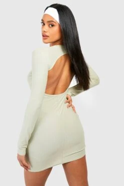 Rückenfreies Soft Touch Minikleid 8 Rückenfreies Soft Touch Minikleid -Stil Formen Verkäufe gzz53581 sage xl 2