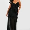 Plus Rüschen-Maxikleid 2 Plus Rüschen-Maxikleid -Stil Formen Verkäufe gzz53610 black xl