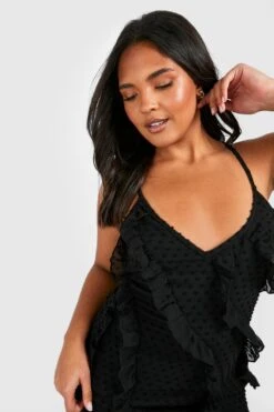 Plus Rüschen-Maxikleid 9 Plus Rüschen-Maxikleid -Stil Formen Verkäufe gzz53610 black xl 3