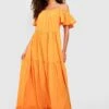 Bardot-Maxikleid Mit Rüschensaum 2 Bardot-Maxikleid Mit Rüschensaum -Stil Formen Verkäufe gzz53659 orange xl