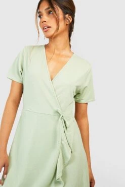 Rüschen-Wickelkleid -Stil Formen Verkäufe gzz53716 sage xl 3