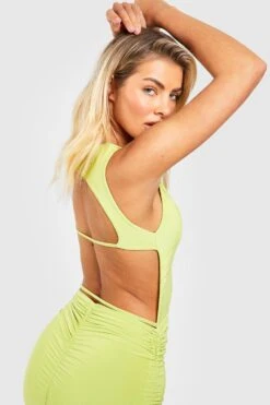 Doppellagiges Gerafftes Midikleid 9 Doppellagiges Gerafftes Midikleid -Stil Formen Verkäufe gzz53798 lime xl 3