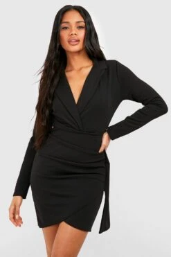 Blazer-Kleid Mit Wickel-Detail