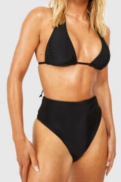 Triangle-Bikini Mit Hohem Bund 9 Triangle-Bikini Mit Hohem Bund -Stil Formen Verkäufe gzz54053 black xl 3