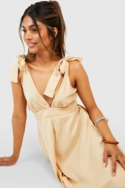 Maxikleid Mit Tiefem Ausschnitt Und Geschnürten Trägern -Stil Formen Verkäufe gzz54120 stone xl 3