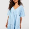 Smokkleid Mit Tiefem Ausschnitt -Stil Formen Verkäufe gzz54161 light20blue xl
