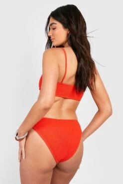 Geraffter Bikini In Knitteroptik -Stil Formen Verkäufe gzz54279 red xl 1