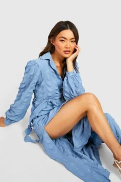 Strukturiertes Hemd-Kleid 9 Strukturiertes Hemd-Kleid -Stil Formen Verkäufe gzz54407 pale20blue xl 3