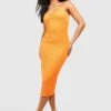 Strukturiertes Midikleid Mit Twist-Detail 2 Strukturiertes Midikleid Mit Twist-Detail -Stil Formen Verkäufe gzz54413 orange xl
